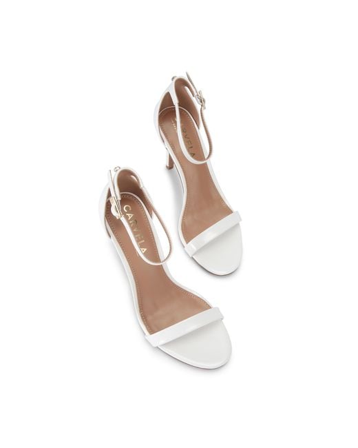 Carvela Kurt Geiger White Capo Stiletto Sandals