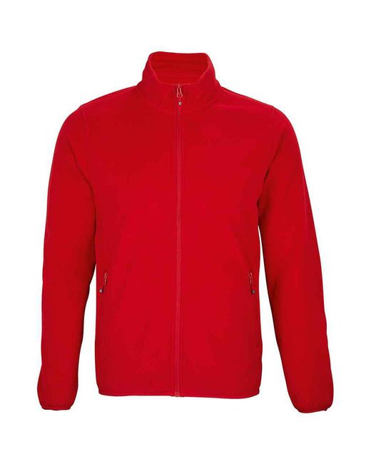 Sol's Red Factor Recycled Fleece Jacket for men