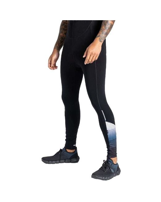 Dare 2b Black Virtuous Aep Cycling Bib Tights for men