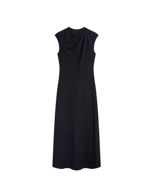 Ted Baker Blue Kyamos Drape Detail Slip Maxi Dress