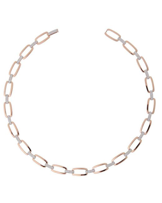 Orphelia Metallic 925 Sterling Necklace