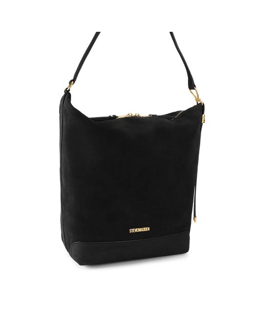 Steve Madden Black Leather Maybel Bag