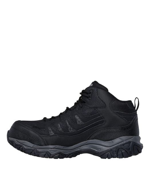 Skechers Blue Holdredge Hiking Boots With Lug Sole for men