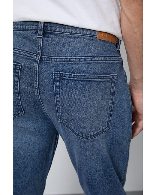 MAINE Blue Light Vintage Wash Premium Stretch Straight for men