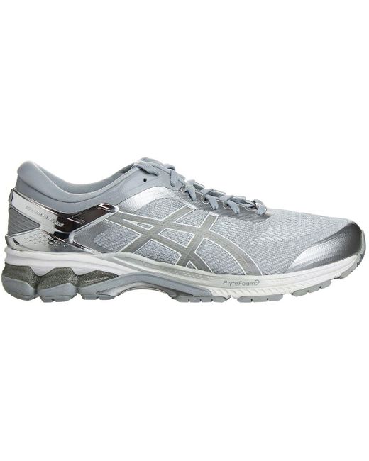 Asics Gray Gel-Kayano 26 Platinum Running Trainers for men