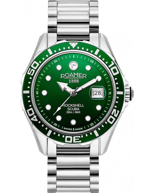 Roamer Green 220858-41-75-50 Rockshell Mark Iii Scuba Watch for men