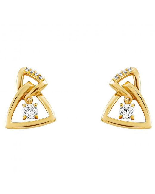 Orphelia Metallic 'Santorini' 925 Sterling Drop Earrings
