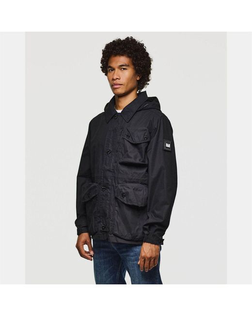 Weekend Offender Black Harporcrate Pocket Jacket for men