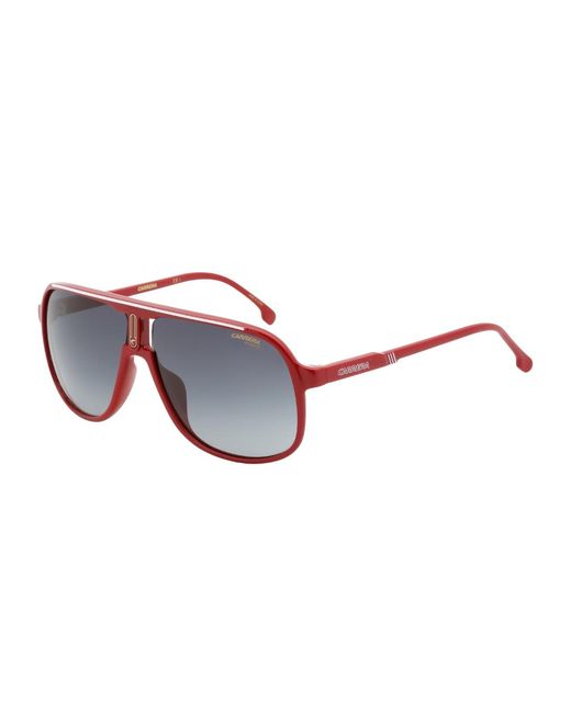 Carrera Red Framed Dark Shaded Lens Sunglasses