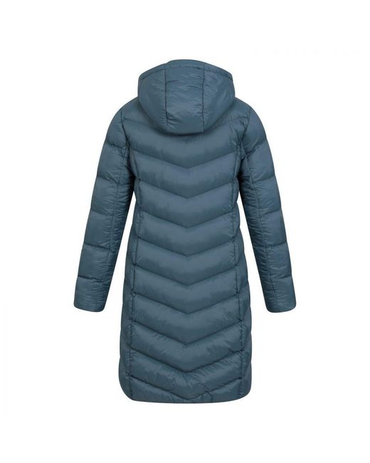 Mountain Warehouse Blue Ladies Alexa Padded Jacket (Dark) Nylon