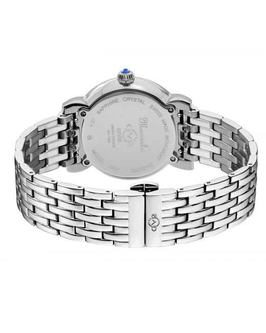 Gv2 Gray Marsala Bracelet Watch