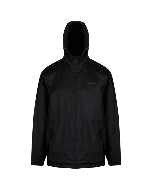 Regatta Black Pack It Iii Waterproof Jacket for men