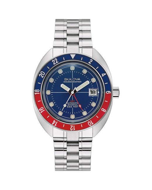 Bulova Metallic Oceanographer Watch 96B405 Stainless Steel (Archived) for men