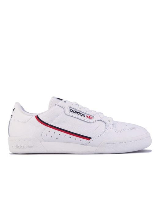 Adidas White Continental 80 Shoes for men