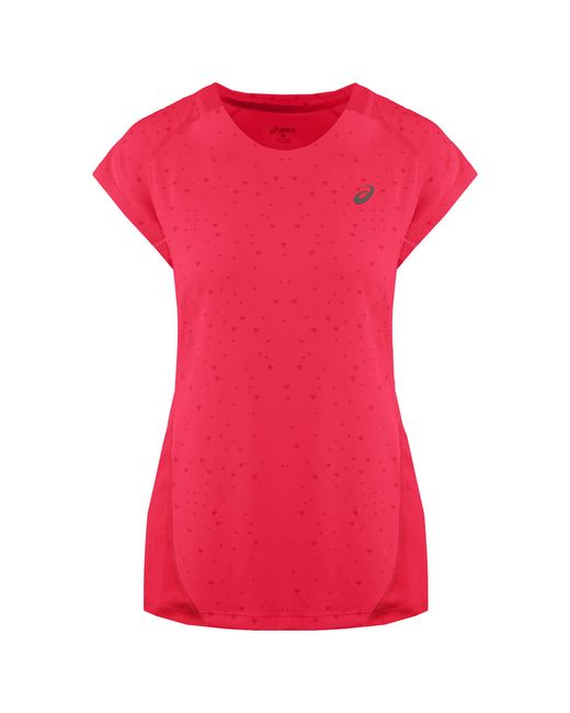 Asics Pink Logo T-Shirt Cotton