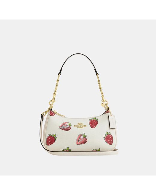 COACH White Teri Shoulder Bag