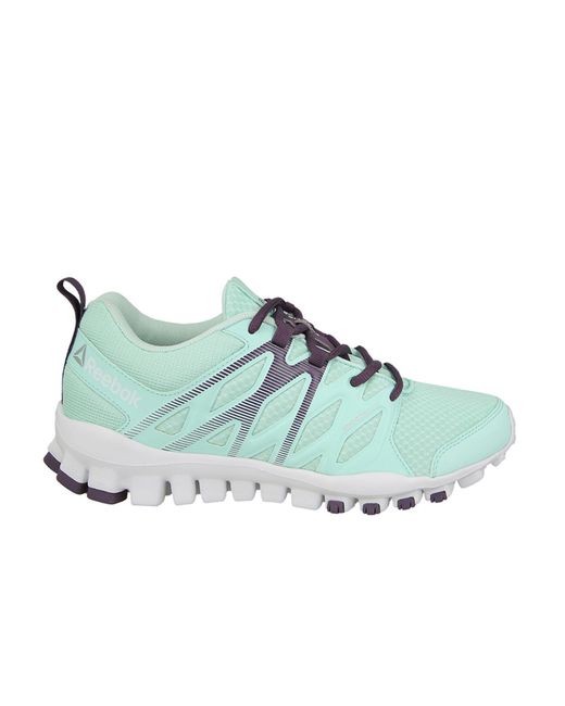 Reebok Green Realflex Train 4.0 Lace-Up Synthetic Trainers Bd5059