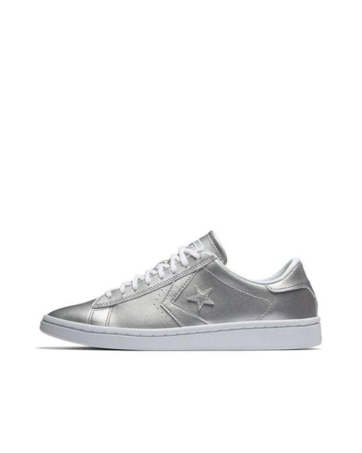 Converse Gray Pro Trainers Leather (Archived)