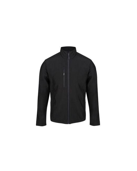 Regatta Black Professional Honestly Made Recycled Soft Shell Jacket for men