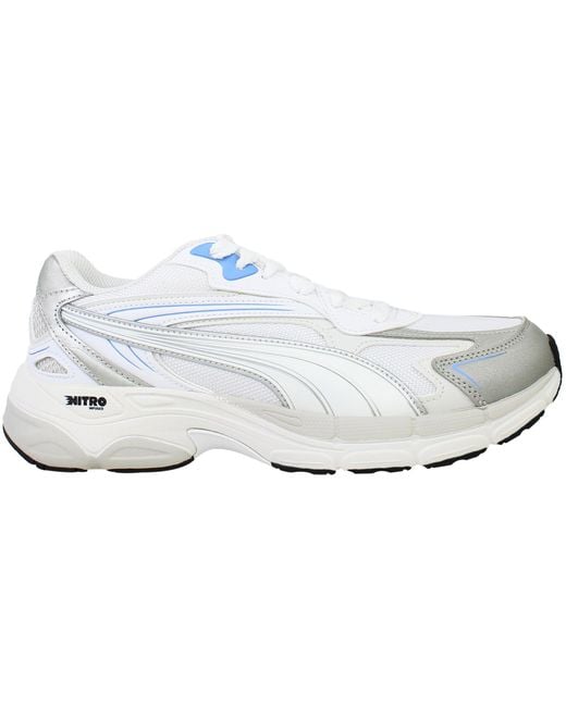 PUMA White Teveris Nitro Noughties Trainers for men