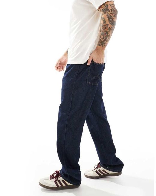 Wrangler Blue Frontier Relaxed Fit Jeans for men