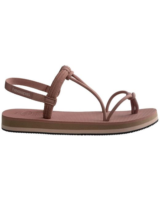 Havaianas Brown Hav. Cosmo Osaka Star 36 Flip Flops
