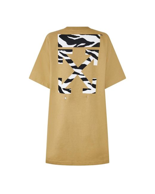 Off-White c/o Virgil Abloh Yellow Off Off Zebra Tee