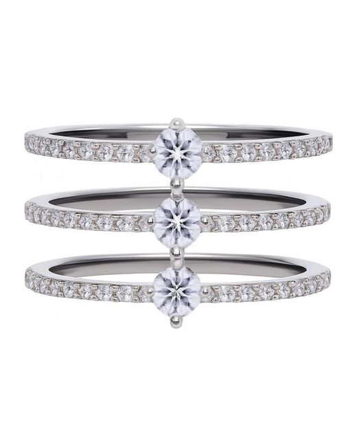 Diamonfire White 6118401082175 Ladies Ring Sterling