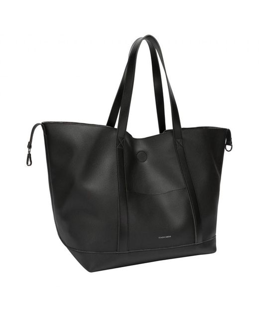 Claudia Canova Black Catalina Oversized Tote Bag