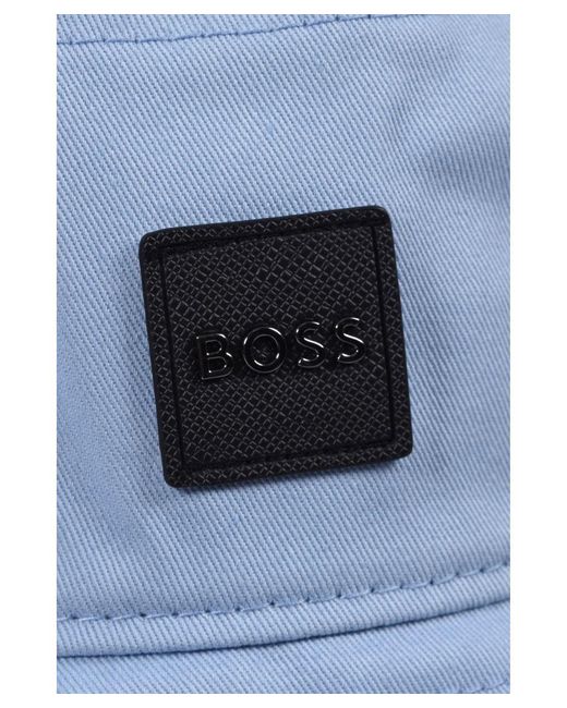 Boss Blue Saul-1 Bucket Hat Open for men