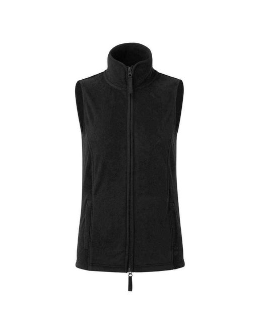 PREMIER Black Ladies Artisan Fleece Gilet