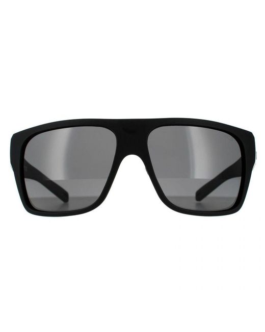 Bolle Black Square Matte Tns Polarised Sunglasses for men