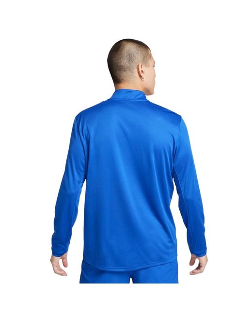 Nike Blue 1/4 Zip Royal Running Top for men