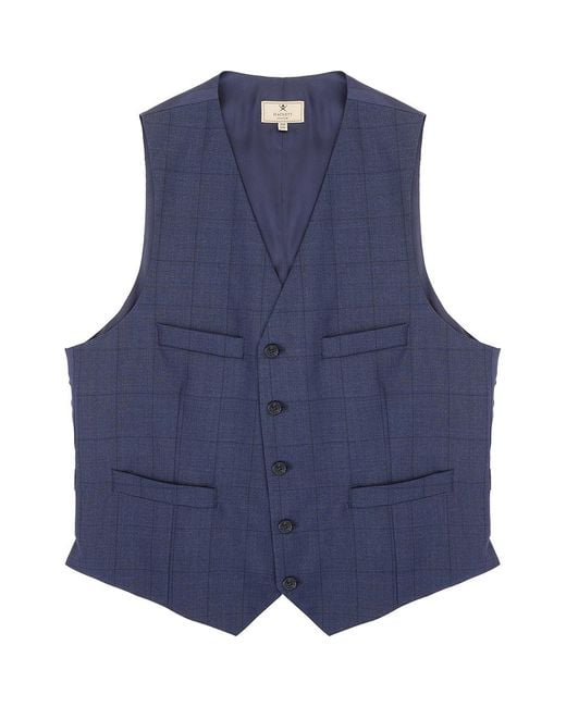 Hackett Blue Myf Windowpane M Wc for men