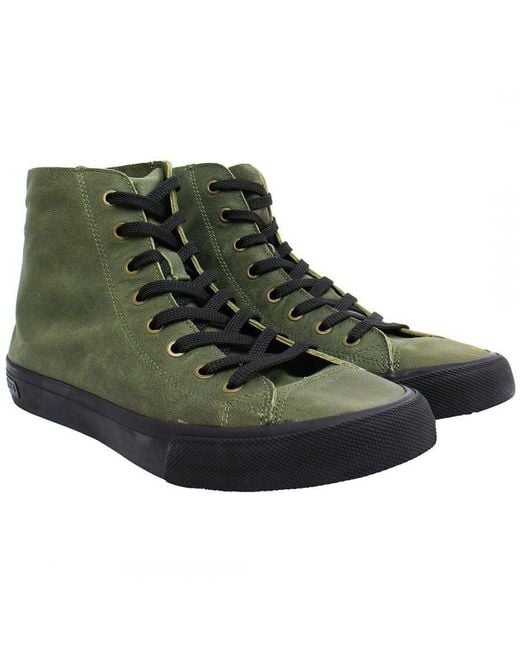 Seavees Green Army Issue High Shoes for men