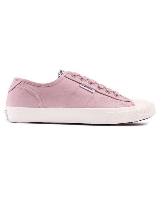 Superdry Pink Classic Low Pro Vegan Trainers
