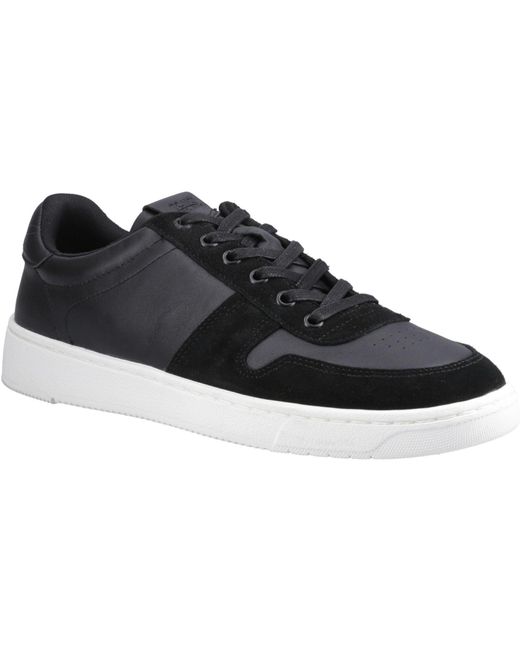 TOMS Black Trvl Lite Court Leather Sneakers for men