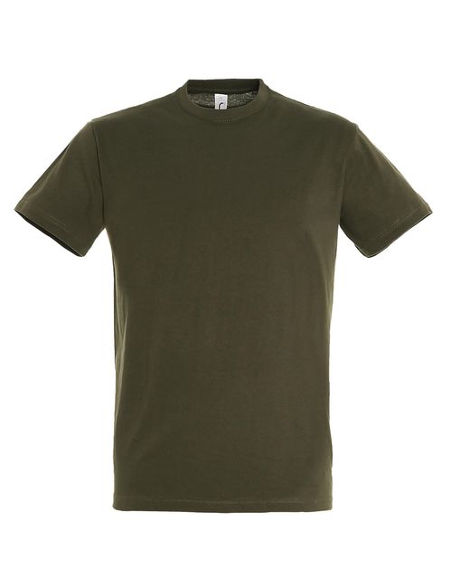 Sol's Green Regent Short Sleeve T-Shirt (Army) for men