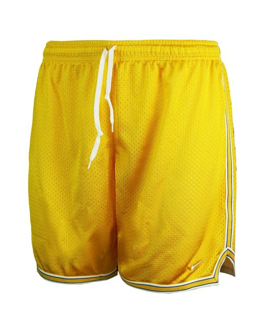 Nike Yellow Training Shorts Stretch Waist Bottoms 334411 703