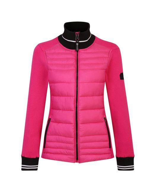 Dare 2b Pink Ladies Icy Hybrid Padded Jacket (Pure)