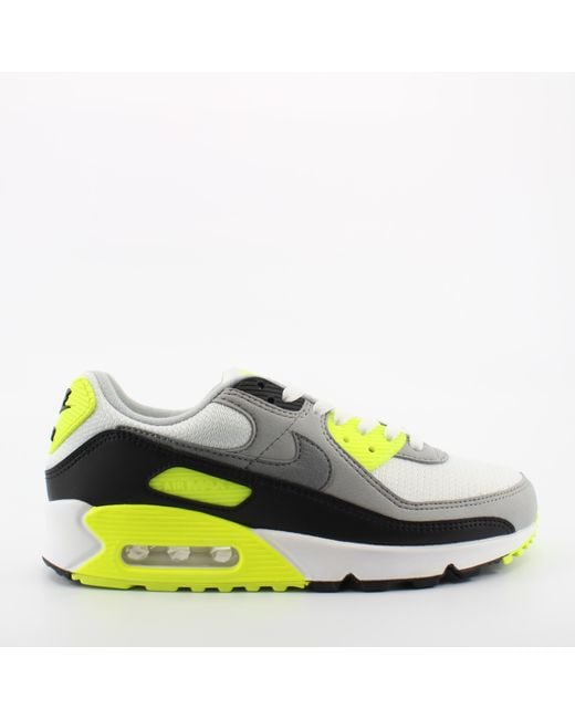 Nike Yellow Air Max 90 Trainers