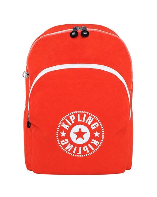 Kipling Red Curtis M Cen Backpack