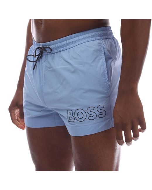 Boss Blue Mooneye Swim Shorts for men