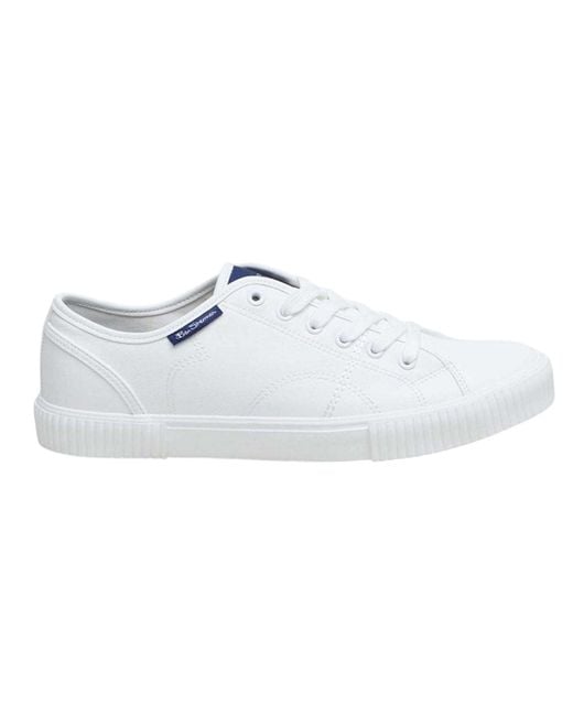 Ben Sherman White Logo Trainers for men