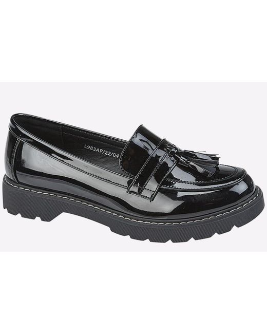 Boulevard Black Cora Toggle Loafers