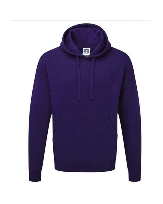 Russell Blue Colour Hooded Sweatshirt / Hoodie () for men