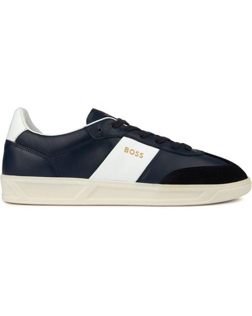 Boss Blue Brandon Tenn Trainers for men