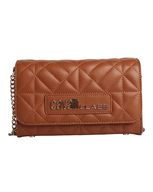 Roberto Cavalli Brown Carlotta Cchb0101 Crossbody Bag