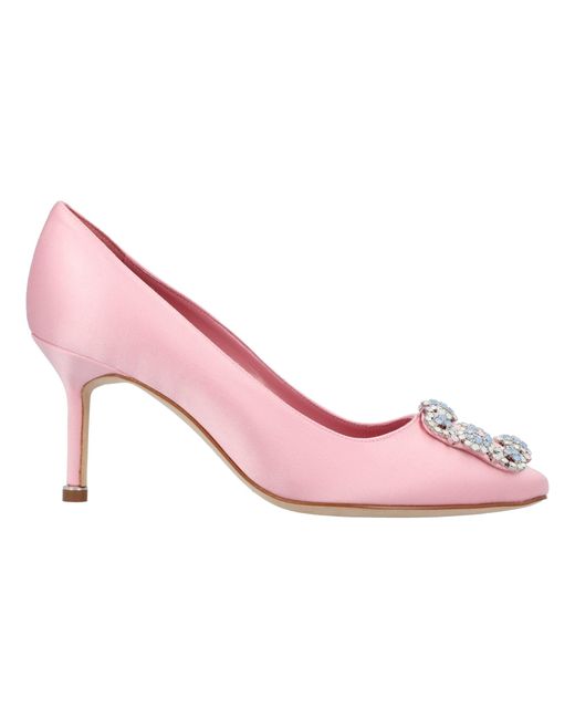 Manolo Blahnik Pink Hangisi 070 Pump