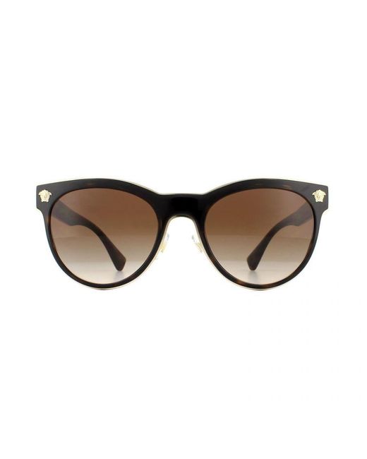 Versace Brown Sunglasses Ve2198 125213 Dark Havana Gradient
